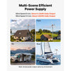 VEVOR 1500W 24V Wind Turbine Generator, 3-Blade Wind Turbine Kit with Wind/Solar Hybrid Controller, Efficient 3-Phase AC Permanent Wind Power Generator for RV Boat Home Farm (Tower Pole Not Included)