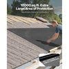 VEVOR House Wrap, 4 x 250 ft, 0.17 mm Thick Vapor Barrier, Heavy Duty Plastic Sheeting for Tear-resistant, Drop Cloth Vapor Barrier Covering for Residential & Commercial Construction, Black