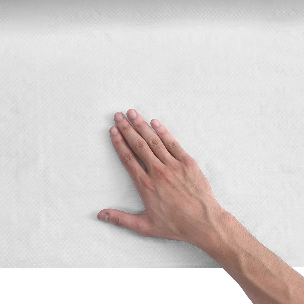 VEVOR House Wrap, 9 x 150 ft, 0.13 mm Thick Vapor Barrier, Heavy Duty Plastic Sheeting for Tear-resistant, Drop Cloth Vapor Barrier Covering for Residential & Commercial Construction, White