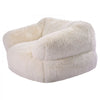 VEVOR Bean Bag Chair, BeanBag Sofa Chair with Armrests for Adults, Fluffy Plush & High-Density Foam Filling Adult Bean Bag with Zapper, Comfy Lazy Sofa Chair Ideal for Living Room, Bedroom, Beige