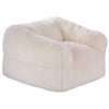 VEVOR Bean Bag Chair, BeanBag Sofa Chair with Armrests for Adults, Fluffy Plush & High-Density Foam Filling Adult Bean Bag with Zapper, Comfy Lazy Sofa Chair Ideal for Living Room, Bedroom, Beige