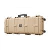 VEVOR Hard Rifle Case, Lockable Rifle Case with Pre-cut Foams, 40 in Gun Storage with Wheels, IP67 Waterproof & Dustproof Movable Large Pistol Storage for Rifles, Shotguns, Airsoft Guns, Khaki