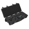 VEVOR Hard Rifle Case, Lockable Rifle Case with 4 Layers Pre-cut Foams, 36 in Gun Storage with Wheels, IP67 Waterproof & Dustproof Pistol Storage Cases for Rifles, Shotguns, Airsoft Guns, Black
