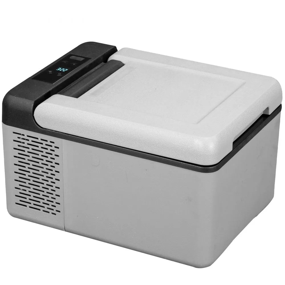 VEVOR 12 Volt Refrigerator 10 Qt, Portable Mini Freezer (-4℉~68℉) with APP Control Car Compressor Fridge Cooler 12V/24V DC and 110-220V AC For Camping, Road Trip, Travel, Outdoor and Home
