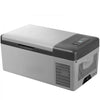 VEVOR 12 Volt Refrigerator 16 Qt, Portable Mini Car Fridge with -4℉-68℉ Cooling Range & App Control 12/24V DC & 110-240V AC Electric Compressor Cooler for Truck Vehicle RV Boat Outdoor & Home Use, Gre