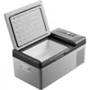 VEVOR 12 Volt Refrigerator 16 Qt, Portable Mini Car Fridge with -4℉-68℉ Cooling Range & App Control 12/24V DC & 110-240V AC Electric Compressor Cooler for Truck Vehicle RV Boat Outdoor & Home Use, Gre