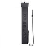 VEVOR Shower Panel Tower System with Rainfall Shower Head, 49 in Brushed Stainless Steel Shower Column, 4-Function Faucet, Wall-Mount Rain Massage System, with 4 Body Jets,  Handheld, and Tub Spout