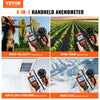 VEVOR Portable Anemometer Split Design, Temp Range 14℉-140℉, LED Screen Digital Air Speed & Temperature Meter, Wind Chill & Velocity Measurement, Ideal for Sailing, Surfing, Flying, HVAC