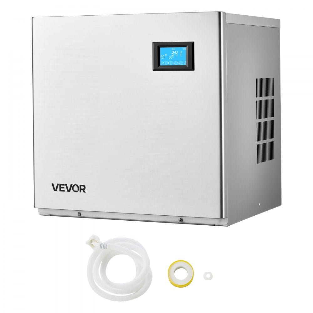 VEVOR Commercial Ice Maker Machine - Head, 360 Lbs/Day Stainless Steel Ice Machine with Self-Cleaning, 156 PCS Ice Tray, Adjustable Thickness, Ideal for Restaurant Bar Cafe Hotel - Head Only