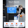 VEVOR Commercial Ice Maker Machine 370 Lbs/24H Ice-Making Stainless Steel, for Bar Cafe Restaurant Business, Ice Ready in 15 Mins, Freestanding with 250 Lbs Ice Storage Bin and Auto Self-Cleaning