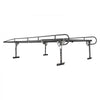 VEVOR Service Body Truck Ladder Rack 1000LBS Capacity Over-Cab Trucks Rack, 21"-31" Height Adjustable, Fit Single/Dual Rear Wheel Utility Truck, Heavy Duty Steel Support for Kayak Surfboard Lumber