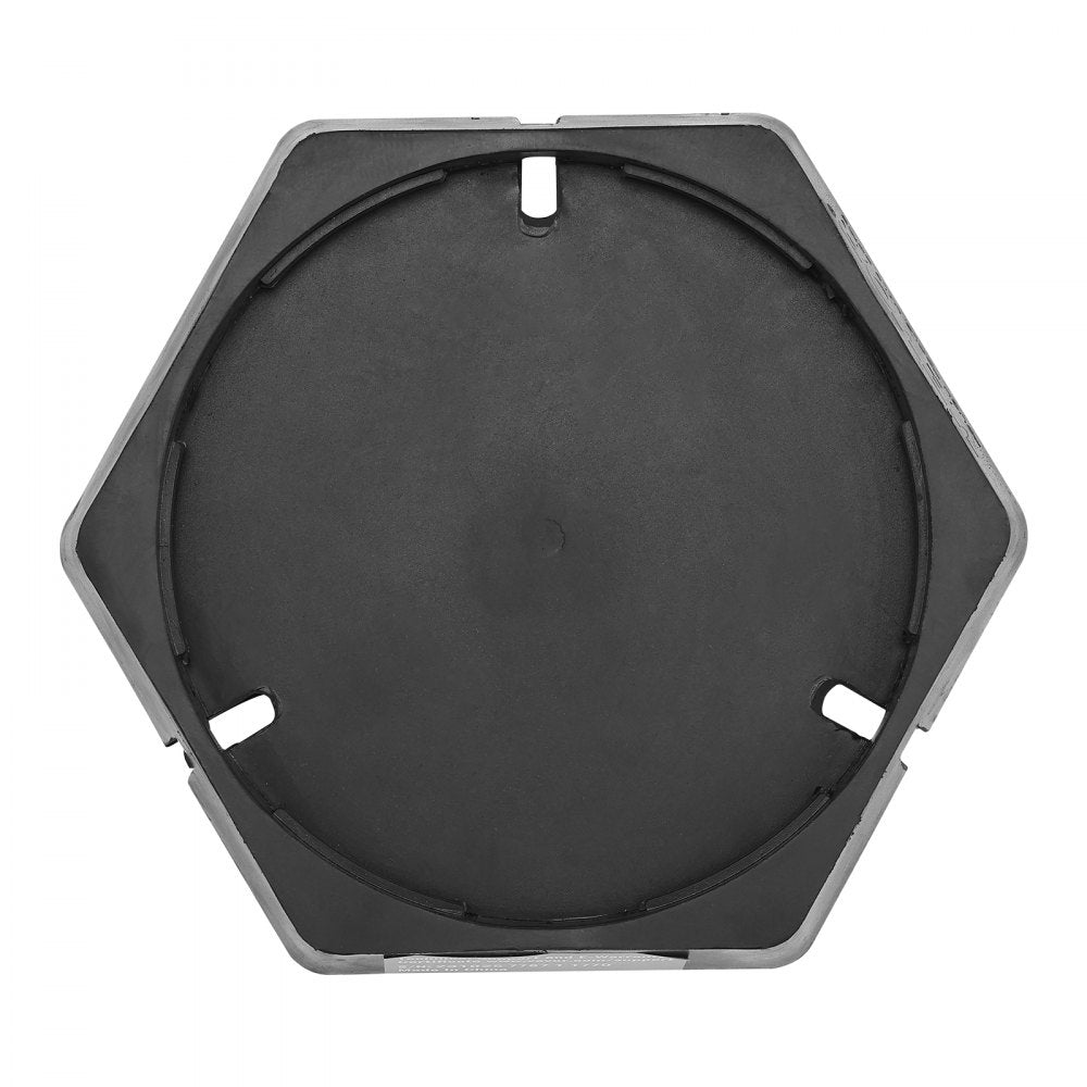 VEVOR RV Leveling Pads, 9 Inch Round Landing Feet, Permanent Attached Jack Stabilizers, Rubber Jack Pads, 5000 lbs Capacity per RV Jack Pad, 5th Wheels, Travel Trailers, Class A/C Motorhomes (6-Pack)