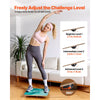 VEVOR Balance Board, 360° Rotating Wobble Board Trainer for Adults 3-Level Adjustable, Wooden Balance Training Equipment, Slip-Resistant Surface for Core Workout, Standing Desk Exercise, Home Gym