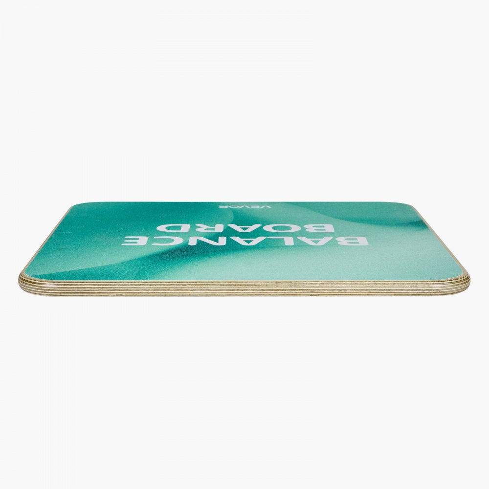 VEVOR Balance Board, 360° Rotating Wobble Board Trainer for Adults 3-Level Adjustable, Wooden Balance Training Equipment, Slip-Resistant Surface for Core Workout, Standing Desk Exercise, Home Gym