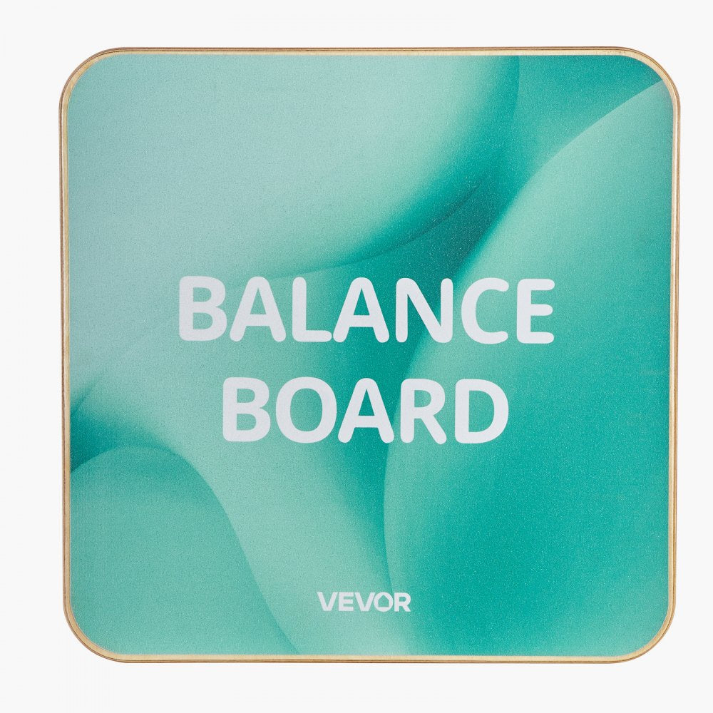 VEVOR Balance Board, 360° Rotating Wobble Board Trainer for Adults 3-Level Adjustable, Wooden Balance Training Equipment, Slip-Resistant Surface for Core Workout, Standing Desk Exercise, Home Gym
