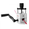 VEVOR Manual Wire Stripping Machine, 0.06-1 in, Portable Copper Stripper with Hand Crank or Drill Powered, 64Mn Quenched Blades, 45# Steel Rollers, ABS & PC Wire Peeler, for Scrap Copper Recycling