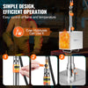 VEVOR Portable Propane Forge, 1 Burner, 2600℉ Tool and Knife Making Blacksmithing Farrier Forge, Large Capacity Square Shape, Stainless Steel Gas Forging Tools and Equipment, Use for Metal Forging