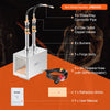 VEVOR Portable Propane Forge, 2 Burner Farrier Forge, 2600℉ Tool and Knife Making Blacksmithing Gas Forge, Large Capacity Square Stainless Steel Gas Forging Tools and Equipment for Metal Forging