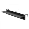 VEVOR Balcony Hanging Table, 12 x 48 in Folding Balcony Railing Table, Outdoor Balcony Bar Table for Railings, 50 lbs Loading, Fit Railing from 1" to 4.3", Serving Table for Patio & Deck