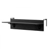 VEVOR Balcony Hanging Table, 12 x 32 in Folding Balcony Railing Table, Outdoor Balcony Bar Tables for Railings, 50 lbs Loading, Fit Railing from 1" to 4.3", Serving Tables for Patio & Deck