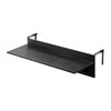 VEVOR Balcony Hanging Table, 12 x 32 in Folding Balcony Railing Table, Outdoor Balcony Bar Tables for Railings, 50 lbs Loading, Fit Railing from 1" to 4.3", Serving Tables for Patio & Deck