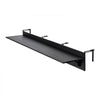 VEVOR Balcony Hanging Table, 12 x 59 in Folding Balcony Railing Table, Outdoor Balcony Bar Table for Railings, 50 lbs Loading, Fit Railing from 1" to 5.9", Serving Table for Patio & Deck