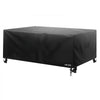 VEVOR Patio Furniture Cover, 420D Heavy Duty Waterproof Outdoor Dining Table and Chairs Cover, Large Rectangular Patio Table Covers with Air Vent for All Weather, 130L x 84W x 28H inch, Black