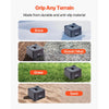 VEVOR Trailer Jack Block, 6" High Heavy Duty RV Leveling Block with 6000 lbs Capacity, RV Jack Stand, Motorcycle Stand, Stool, Camper Accessories for Travel Trailers, 5th Wheels Class A/C Motorhomes