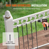 VEVOR Staircase Metal Balusters, 44'' x 0.5'' Square Aluminum Alloy Decorative Banister Spindles, 11 Pack Deck Baluster with Screws, Classic Hollow Straight Deck Railing Satin Black Powder Coated