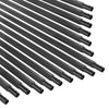 VEVOR Staircase Balusters 31 Pack, 44 Inch Durable Carbon Steel Stair Balusters, 0.5 Inch Indoor Square Metal Spindle Railing, Corrosion-Proof Hollow Deck Railing with Pre-Drilled Holes, Matte Black