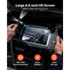 VEVOR Triple Lens Endoscope with Light, 4.5" HD IPS Screen Industrial Borescope Camera, 8 + 2 Lights, 8X Zoom, IP67 Waterproof Inspection Snake Camera for Automotive, Plumbing (16.4FT Rigid Cable)