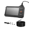 VEVOR Triple Lens Endoscope with Light, 5" HD IPS Screen Industrial Borescope, 1280 x 720 Lens, 8 + 2 LEDs, 8X Zoom, IP67 Waterproof Inspection Snake Camera for Auto, Plumbing (16.4FT Rigid Cable)
