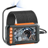 VEVOR Endoscope Camera with Light, Dual Lens Borescope with 49.2FT Semi-Rigid Cable, 4.3" Screen 1080P Inspection Camera, 8 + 1 LED Lights, 4X Zoom, IP67 Waterproof Snake Camera for Auto, Plumbing