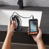 VEVOR Endoscope Camera with Light, Dual Lens Industrial Borescope, 4.3" Screen 1080P Inspection Camera, 8 + 1 Lights, 4X Zoom, IP67 Waterproof Snake Camera for Auto, Plumbing (16.4FT Cable, 32GB Card)