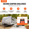 VEVOR Trailer Jack Block, 6000 lbs Capacity per RV Leveling Block, High-quality Polypropylene RV Camper Stabilizer Blocks, RV Travel Accessories Use for Any Tongue Jack, Post, Foot, 5th Wheels, 4-Pack