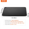 VEVOR Pizza Steel, 16" x 14.5" x 3/8" Pizza Steel Plate for Oven, Pre-Seasoned Carbon Steel Pizza Baking Stone with 20X Higher Conductivity, Heavy Duty Pizza Pan for Outdoor Grill, Indoor Oven
