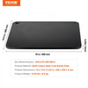 VEVOR Pizza Steel, 16" x 14.5" x 1/4" Pizza Steel Plate for Oven, Pre-Seasoned Carbon Steel Pizza Baking Stone with 20X Higher Conductivity, Heavy Duty Pizza Pan for Outdoor Grill, Indoor Oven