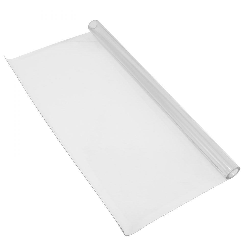 VEVOR Plastic Table Cover 24 x 60 Inch, 1.5 mm Thick Clear Table Protector, Rectangle Clear Desk Mat, Waterproof & Easy Cleaning for Office Dresser Night Stand