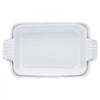 VEVOR Ceramic Baking Dish, 7" x 11", Bakeware Set of 2, Rectangular Casserole Dish Set, Baking Pans with Handles, Oven Secure, Lasagna Pans Deep for Cooking, Thanksgiving & Christmas Present, White