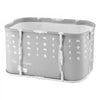 VEVOR Portable Foldable Bathtub 37.4"x23.6"x19.7" Soaking for Adults Gray, for Bathroom Shower Stall, 3-Layer Insulation, Space Saving, Family Hot SPA Ice Bath Tub with 2 Drain Ports, Indoor Outdoor