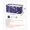 VEVOR Portable Foldable Bathtub 45.3"x23.6"x19.7" Soaking for Adults Blue, for Bathroom Shower Stall, 3-Layer Insulation, Space Saving, Family Hot SPA Ice Bath Tub with 2 Drain Ports, Indoor Outdoor