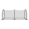 VEVOR Baseball Batting Cage, 19.9 x 12.0 x 8.2 FT Freestanding Portable Batting Cage, Hitting Cages with 30-Ply Knotted HDPE & Pitching Machine Opening, Battings Cages Netting for Indoor Outdoor
