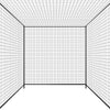VEVOR Baseball Batting Cage, 35.0 x 10.5 x 10.2 FT Freestanding Portable Batting Cage, Hitting Cages with 45-Ply Knotted HDPE & Long Positioning Ropes, Battings Cages Netting for Indoor Outdoor