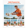 VEVOR Baseball Batting Cage, 39.4 x 12.1 x 10.2 FT Freestanding Portable Batting Cage, Hitting Cages with 45-Ply Knotted HDPE & Long Positioning Ropes, Battings Cages Netting for Indoor Outdoor
