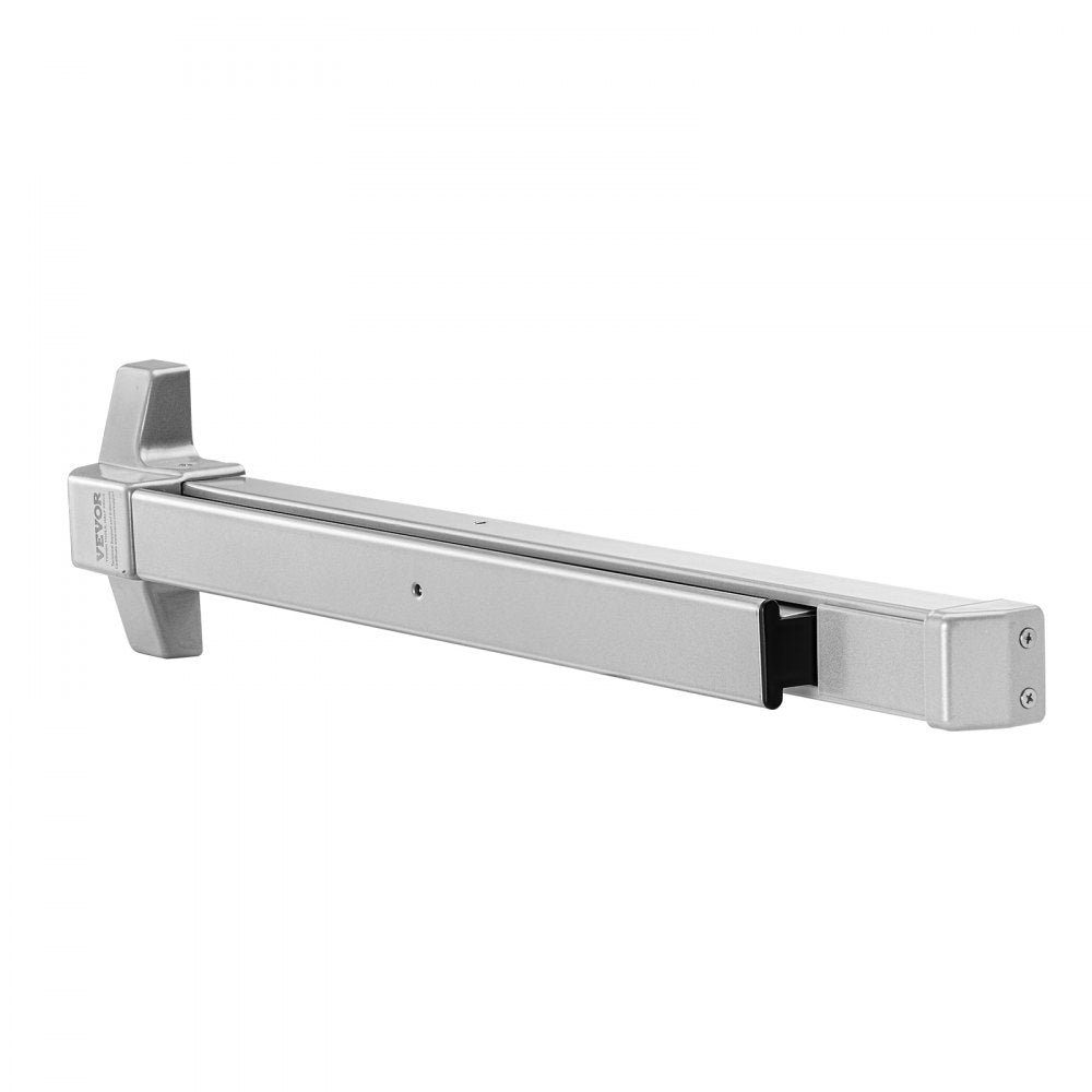 VEVOR Push Bar Door Locks, Carbon Steel Panic Bars for Exit Doors, with Exterior Lever and 3 Keys, Push Bar Panic Exit Device Door Hardware for Metal Wood Door, for Left and Right Handed Doors