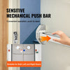 VEVOR Door Push Bar Panic Exit Device, 31” Stainless Steel Commercial Emergency Exit Door Push Bar with Exterior Lever and 3 Keys, Emergency Exit Door Hardware for 30"-36" Metal Wood Door