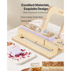 VEVOR Soap Cutter, 0-2 inch Adjustable Thickness, Wood Soap Slicer with Stainless Steel Adjustable Wire Tension, with Extra Wires, Multi Handmade Cutter for Candles, DIY Making Cutting Tool