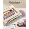 VEVOR Soap Cutter, Cut 1-12 Bars, Precisely and Accurately Cut 1" Bars, Wood Frame With Stainless Steel Wire, with Extra Wires, Multi Handmade Soap Wire Cutter for Candles, DIY Making Cutting Tool