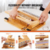 VEVOR Soap Cutter, Cut 1-12 Bars, Precisely and Accurately Cut 1 Inch Bars, Multi Handmade Soap Wire Cutter, Bamboo Soap Slicer With Steel Wire, for Loaf Candles Cheese Butter DIY Making Tool