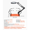 VEVOR Magnetic Helping Hands Soldering Station, 4 Flexible Arms Third Hand Tool with 3X LED Magnifying Lamp & Non-Slip Heavy-Duty Base, Soldering Helping Hands for Electronic Repair Craft Hobby DIY